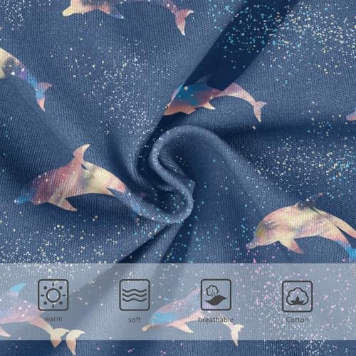 Girls Underwear Soft Cotton Dolphin Sky Galaxy Kids Panties in Sizes 2/3t, 4t, 5t, 6 and 83