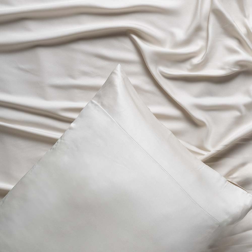 COTTON ARTean Set di lenzuola Bambù Beige. BIOLOGICO E IPOALLERGICO Letto da 160 x 190/200. colore: beige, 100% RISPETTOSE DELL'AMBIENTE.