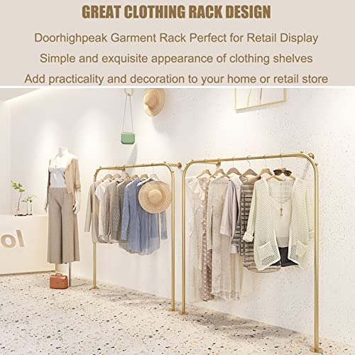 Barra colgante multiusos de pared estilo industrial para ropa 4