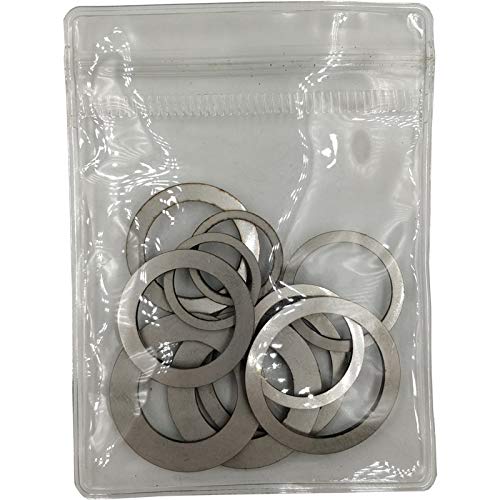 Winbyoan Saw Blade Bushing Set Saw Blade Adapter Ring, 1 Inch To 20 Mm, 1 Inch To 5/8 Inch, 7/8 Inch To 5/8 Inch, 20 Mmto 5/8 Inch, 5/8 Inch To 1/2 Inch, Pack Of 10 #TOP1