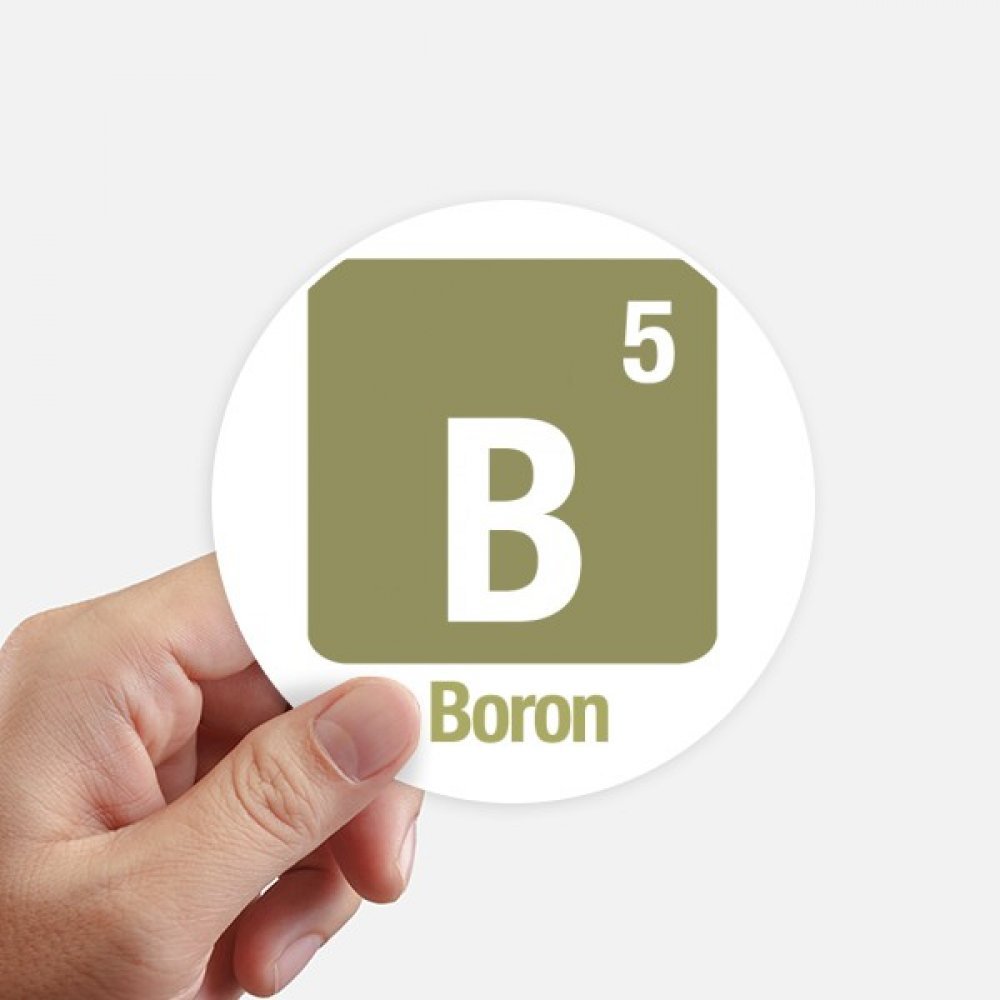 Stickers B Bore science chimique 10CM pour identifier valise et ordi portable