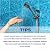 CASAPALACE Peel and Stick Glass Tile, 12" x 12" Dark Blue Mosaic Square Glass Backsplash Tile for Kitchen Bathroom Wall (8-Sheet, 8 SQ.FT)
