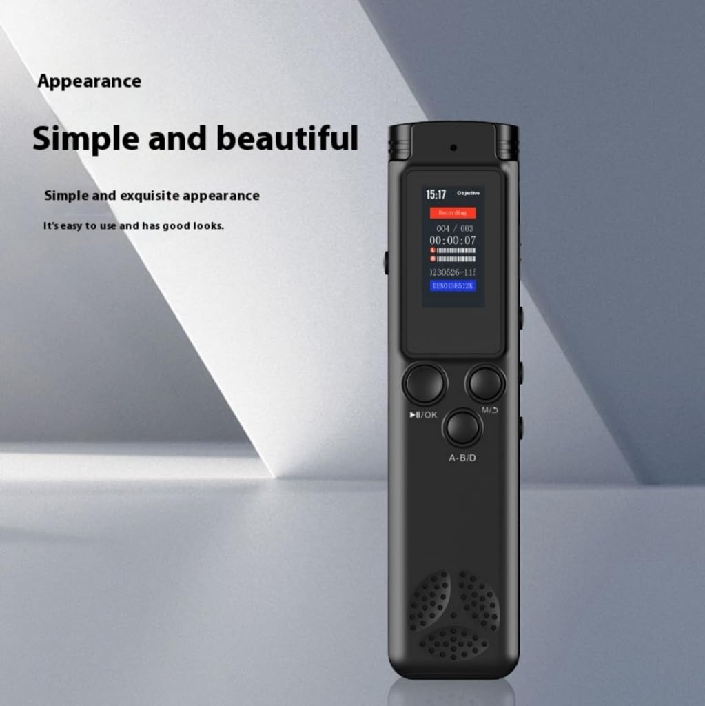 Dictaphone numérique 32 Go de mémoire avec fonction d'enregistrement intelligent Stylo professionnel