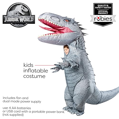 Disfraz Inflable Indominus Rex Jurassic World Niños miniatura 5