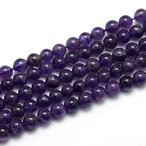 Améthyste perles pour bijoux de qualité AAA naturelle et éclat violet unique en fil de 15寸