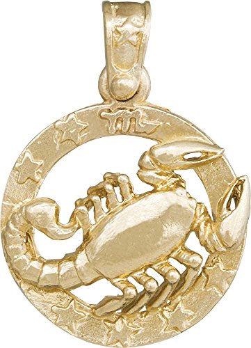 Helen Ficalora Large Scorpio Zodiac Charm Yellow Gold