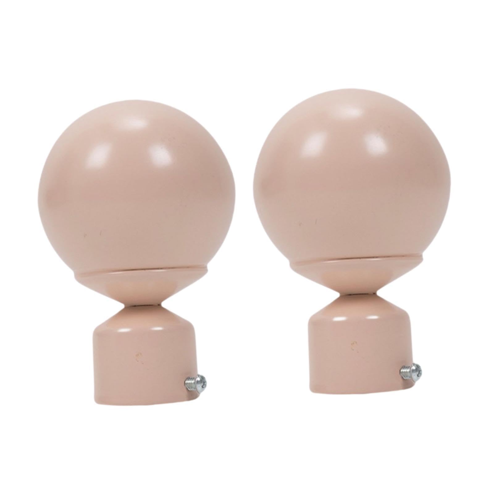 predolo Coppia estremità Decorativa per Asta Tenda in Metallo con Finitura Elegante E Installazione Semplice Adatti per Soggiorno Camera da Letto Ufficio, 5 Pezzi