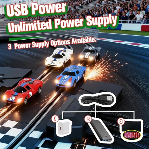 UNIKONIO 1:87 Slot Car Track Set