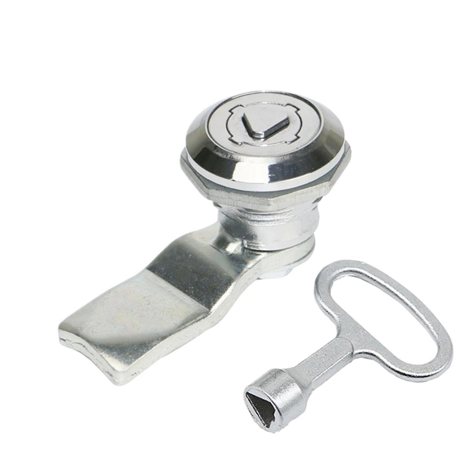 Tjuhgfedcq One Color Ms705-3B Tongue Lock Triangle Cylinder Protruding Bright Zinc Alloy External 1Pcs