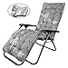 Coussin de Chaise Longue Antidérapant,Chaise Longue pour Bain de Soleil, Tapis de Transat pour Patio, Coussins de Matelas Chaise Longue de Jardin Transat,Voyage Vacances Extérieur Intérieur