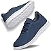 AMANSSE Men's Slip On Walking Shoes Running Comfortable Tennis Breathable Non Slip Athletic Gym Workout Cross Training Fashion Sneakers Navy Blue Size 10.5