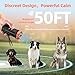 Nobineck Dog Bark Deterrent Device, 3X Stronger Ultrasonic Anti Barking Device with 23ft Range, Safe & Humane Behavior Corrector for Dogs (6 Mth-8 Yrs), Rechargeable for Indoor/Outdoor Use (Orange)