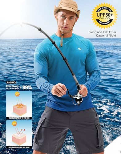 Image of Men's Sun Protection Long Sleeve Shirts UPF 50+