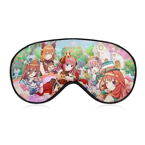 五等分の花嫁 アイマスク キャラクター アニメ アイマスク 睡眠用 かわいい 睡眠改善 遮光 柔らかい 眼精疲労 目元疲労回復 安眠マスク 圧迫感なし 子供 男女兼用 ギフト