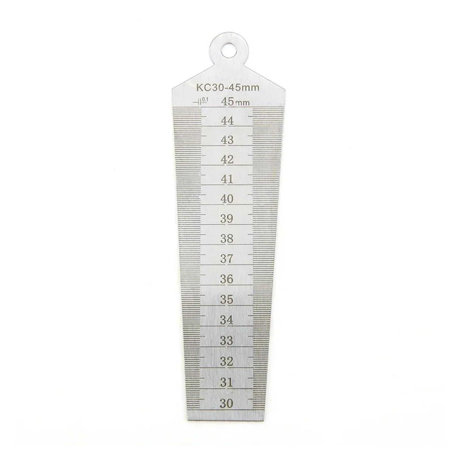 Ewsdsfs 30-45Mm Wedge Feeler Gauge Taper Conical Gaugs For Measurement Valve Thickness Measuring Probes For Gap Meter Tool(30-45Mm)
