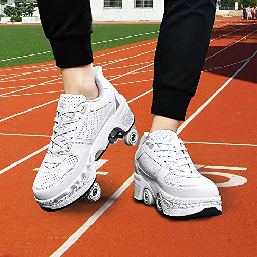 ZHYX Pattini a Rotelle Scarpe Uomo Donna Pattini a...