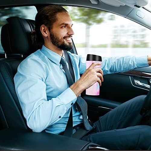 Bobicon Stainless Steel Thermal Travel Mugs, Reusable 1-Click Spillproof Insulated Coffee Flask, Coffee Cup for Car, Coffee Mug to Go, Water & Tea Bottle