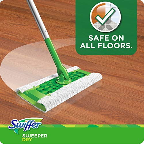 Swiffer Sweeper Dry Sweeping Cloths, Mop And Broom Floor Cleaner Refills, Febreze Lavender Vanilla And Comfort Scent, 16 Count #TOP6