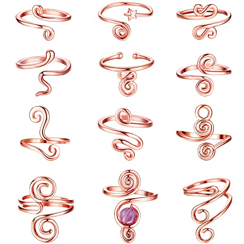 Anillos para Pies de Playa de Verano Ajustables de Oro