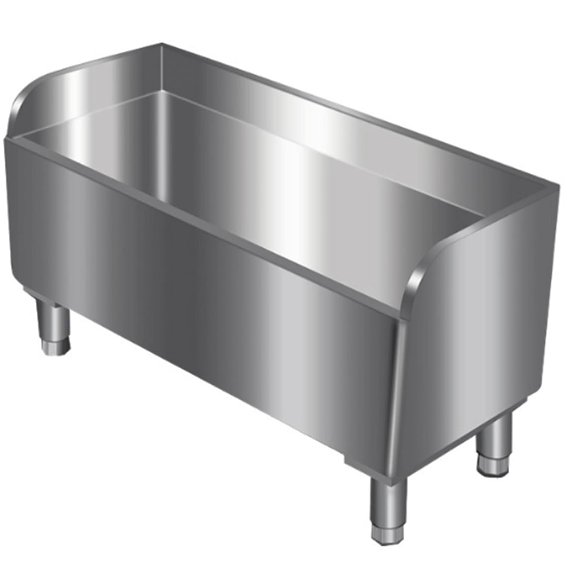 HYSOPSPX Commercial Stainless Steel Mop Sink with Drainage, Utility Tub for Kitchen Restaurant Business Use
