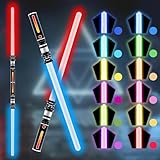 2 Stück Lichtschwert Laserschwert Lichtschwert Star Wars Lightsaber Lichtschwert Kinder
