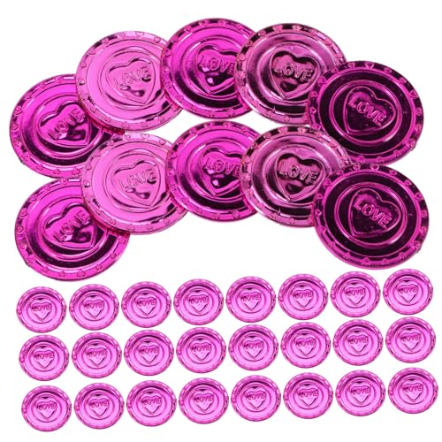 Monedas de Plástico Rojo para Fiesta Pirata para Cajas de Joyas