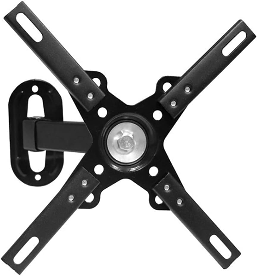 14-40 Inch Tv Rack Universal Rotating Telescopic Storages Wall Mount Bracket Black Household Accessories