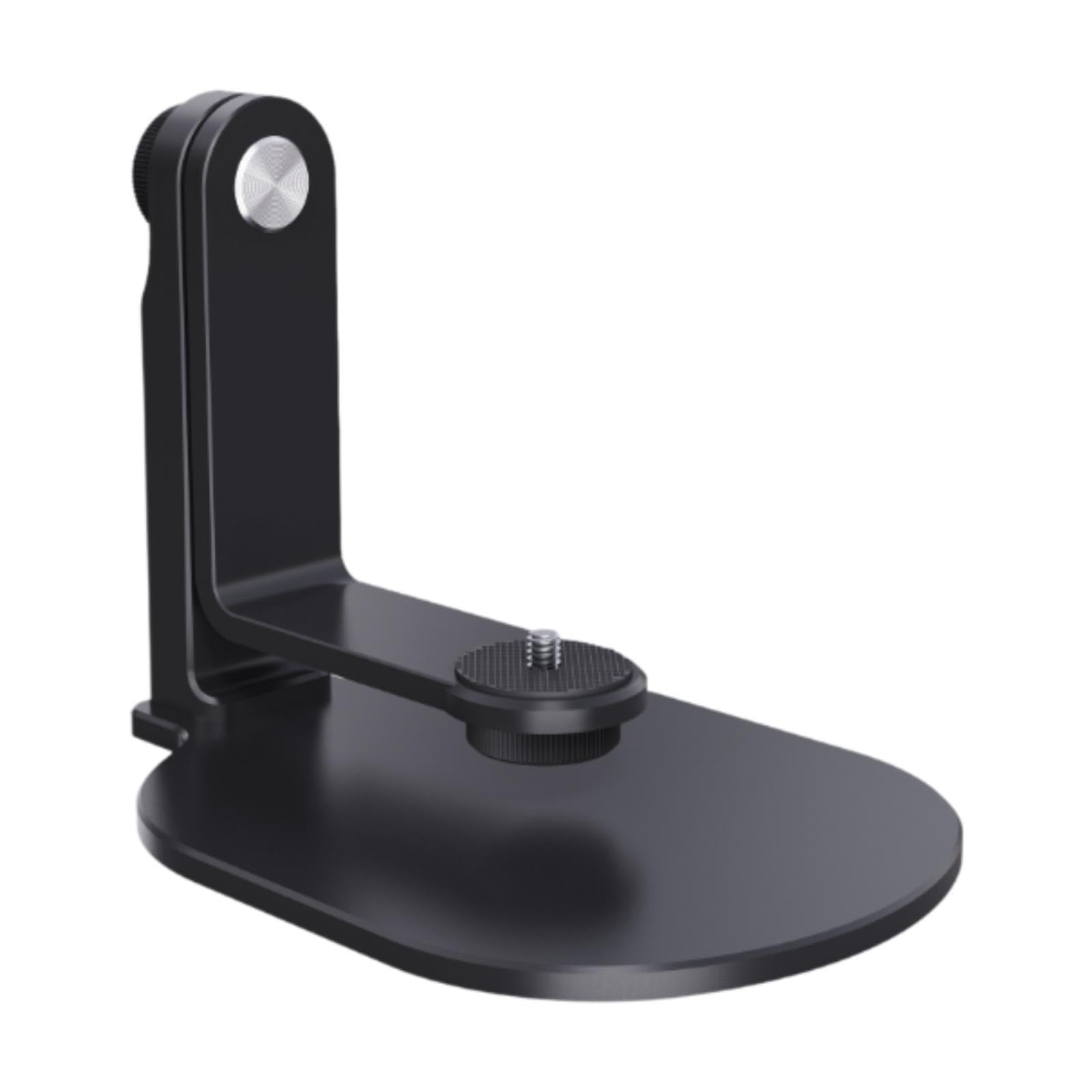 Soporte de proyector regulable con rotacion 360 y estructura metalica de mesa