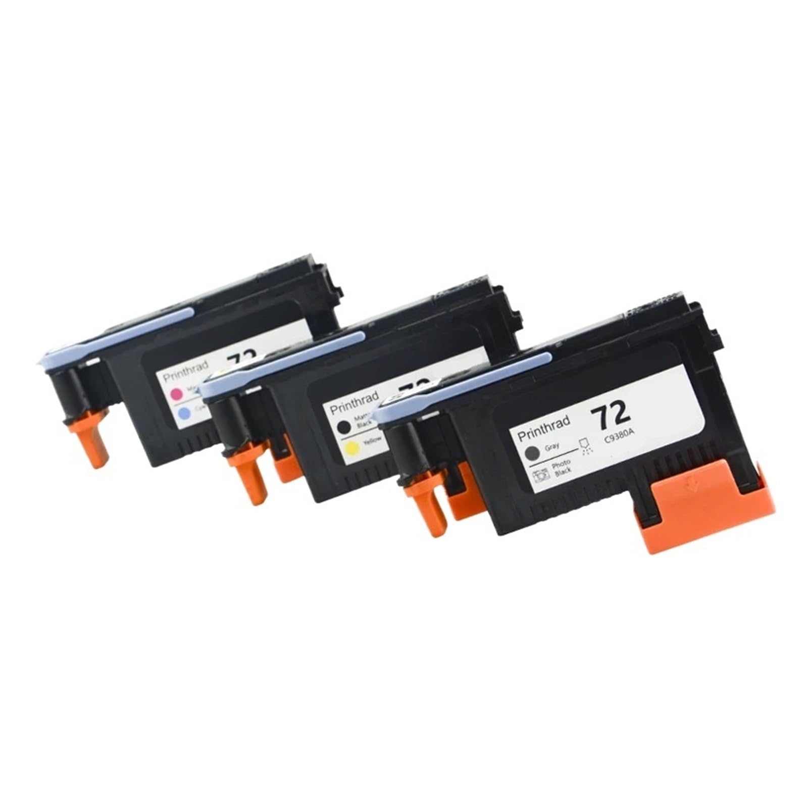 Cabezal de impresión HP Designjet 72 compatible set completo C9380A C9383A C9384A para plotter T790 4