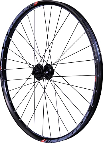 Roue VTT 27.5+ AV Mach1 Trucky 30 jante noire Tubeless Ready pour axe traversant 15x100