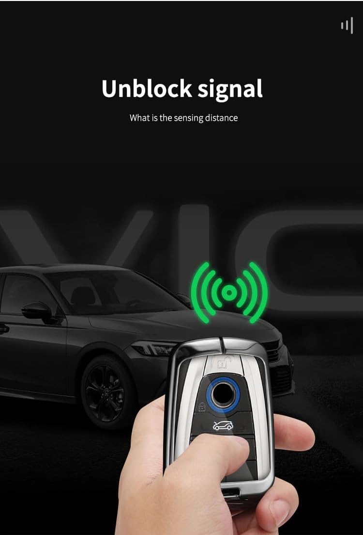 for BMW i3 i8 Key Fob Cover with Keychain Key Ring, Premium Soft TPU Full Protector Smart 4 Buttons Key Fob case for BMW i3 i8 BMW i Key Cover