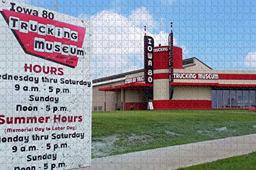 Jigsaw Puzzle, Iowa Museum Travel Motif, 300 Pieces, Leisure Display, Local Cultural Art Design