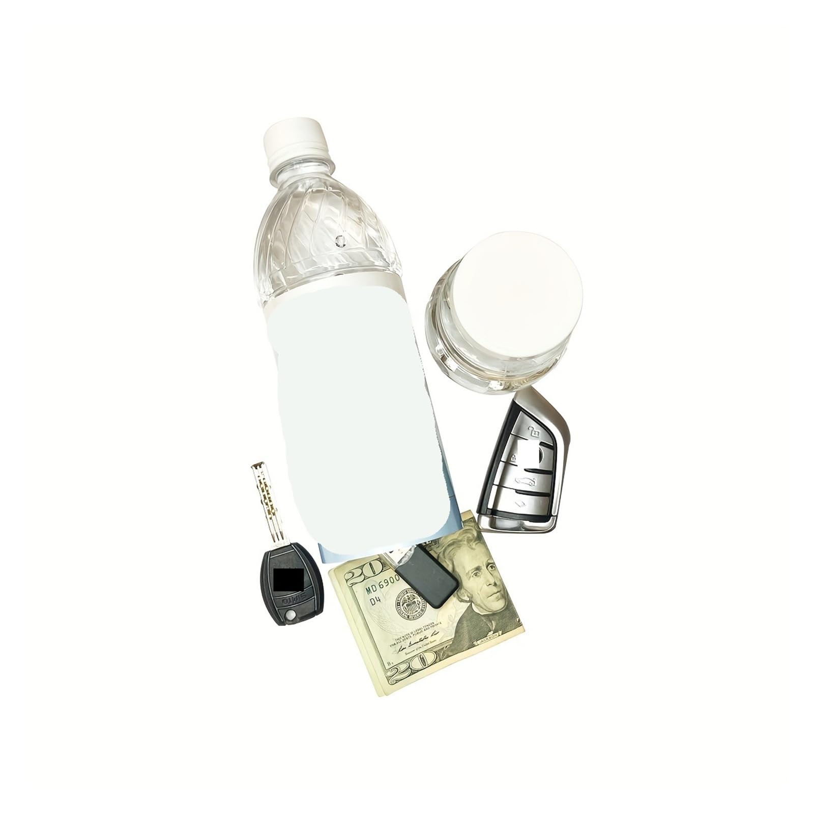 2Pcs Diversion Water Bottle Stash Safe Can Secret Safes with Leak-Proof Lid