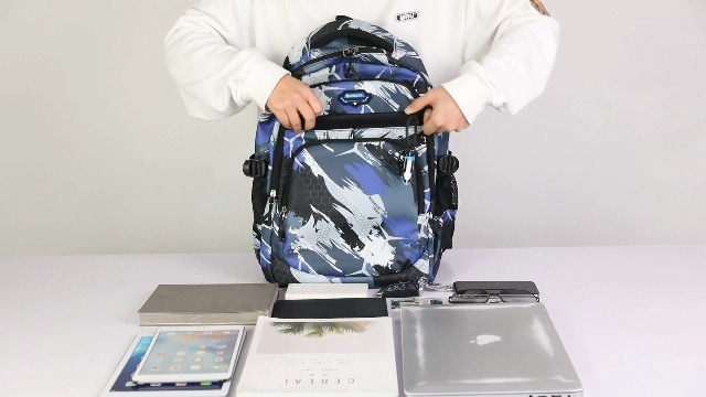 Tanweibago Boys Backpack Set With Sling Bag – Football Camo School Bag For Teens - View #3