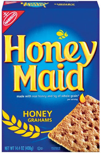 Honey Maid Original Grahams, 14.4-Ounce Boxes (Pack of 4)
