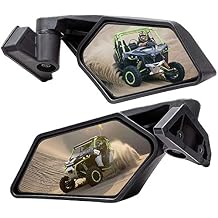 motobiker 2pcs/Set Rear View Side Racing Side Mirrors for Can Am Maverick X3 / X3 Max Turbo R2017 2018 2019 2020