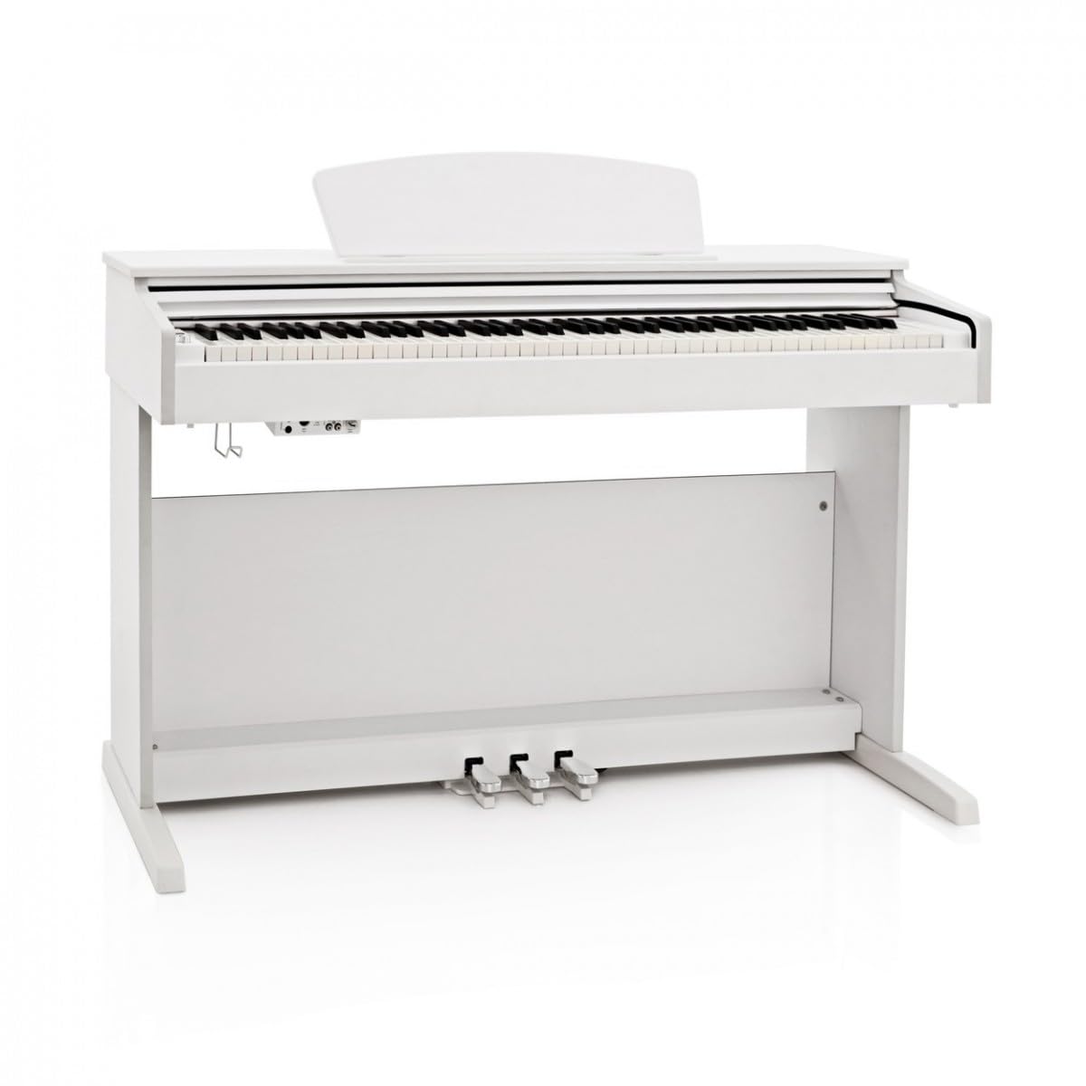 DP-10X Pianoforte digitale 88 tasti pesati azione martello bianco | Suono di Piano a Coda Multi-Timbrale dal Realismo Supremo, 88 Tasti Pesati Sensibili al Tocco, Tre Pedali, Bianco