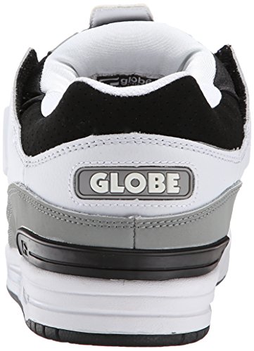 Image of Globe Mens Fusion Skate Shoes, Grey /White /Black, 13 M US