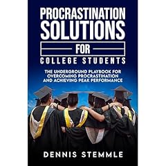 Procrastination Solutions For College Students Audiolibro Por Dennis Stemmle arte de portada