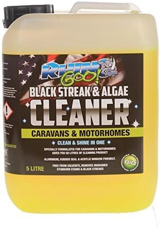 Rhino Goo! 5 litres Concentrated Caravan Cleaner - Motorhome & Camper Cleaner - Black Streak and Algae Remover