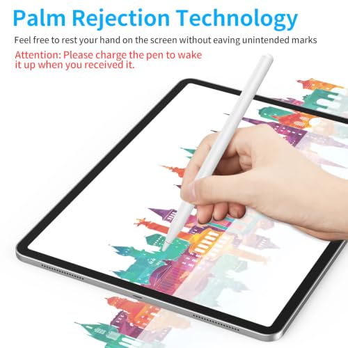 Image of Stylus Pen for HP Omnibook X Flip, Rechargeable MPP 2.0 with 4096 Pressure | Digital Stylus Pen for HP Envy /Pavilion /Spectre x360 - Tilt Support, Palm Rejection, Fast Charge, Ideal for Drawing & Notes