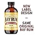 Bay Rum Aftershave Splash for Men - Crafted with Authentic Bay Oils from Dominica Republic in the Virgin Islands - Natural and Pure Ingredients - 4oz. - from Barberry Coast Shave Co.