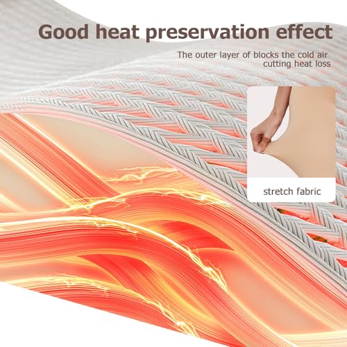 Women's 200D Thick Tights with Fleece Lining - Opaque Winter Pantyhose for Ultimate Warmth in 4 Classic Colors3