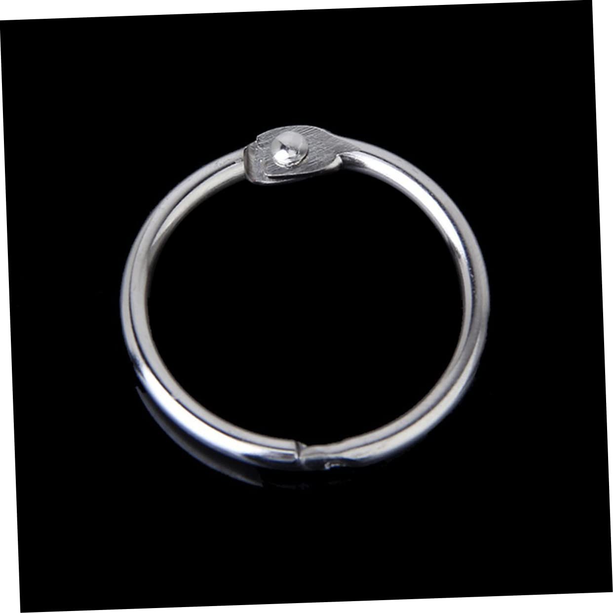 Housoutil Anelli 10 Nichelato Articolati Argento Metallo in e Album Pezzi 65mm Quaderni Lavori Artigianali