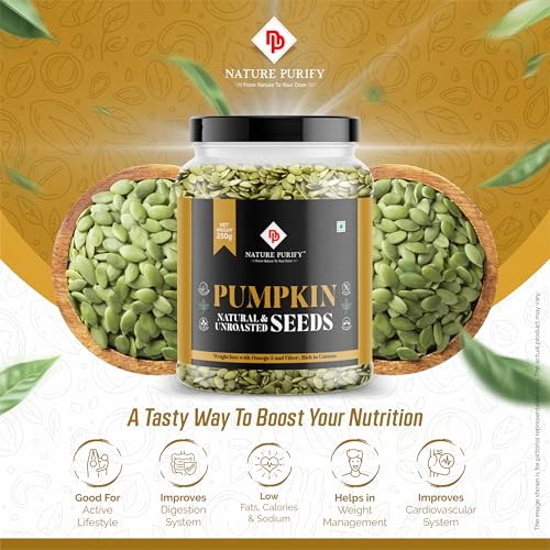 Image of Nature Purify Pumpkin Seeds 1 kg - for Eating | Protein Rich Seeds | Healthy Diet Snacks | Rich in Protein