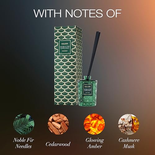 Voluspa Difusor de Varillas Noble Fir Garland 6.8oz miniatura 3