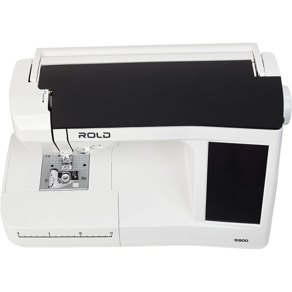 ROLD S900 Computer Nähmaschine mit Touchscreen Display | 180 Nähstiche | 8 Knopflöcher | automatischer Fadenabschneider | 70W Servo Motor | Nadeleinfädler