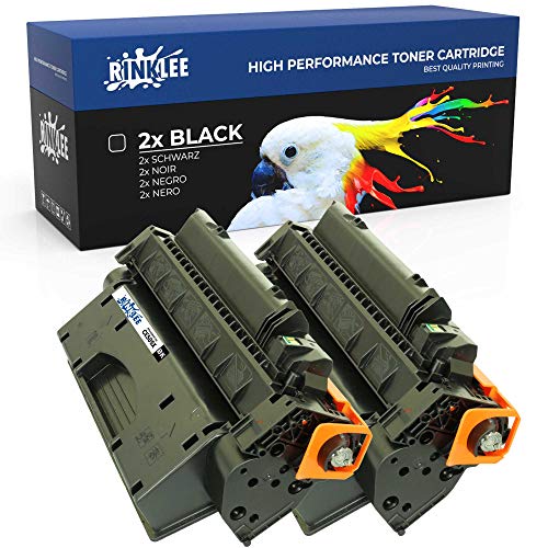 RINKLEE CE505X 05X   Cartucho de tóner Compatible con HP Laserjet P2050 P2053 P2054 P2055 P2055d P2055dn P2055x P2056 P2057 (6500 páginas), Color Negro