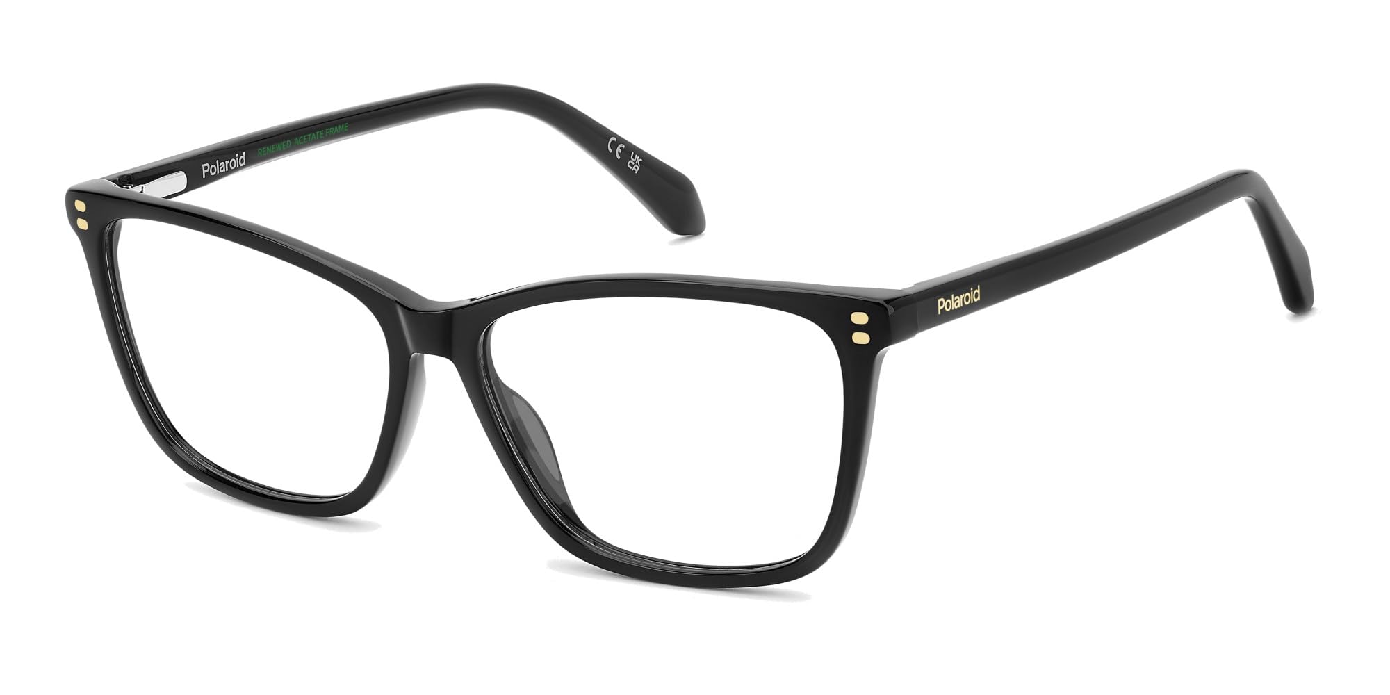 Gafas de vista Polaroid PLD D607 montura mujer negra rectangular 54 3