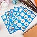 206pcs Winter Stickers for Kids, Winter Theme Holiday Stickers with Snowman Snowflake Penguin Hello Winter for Teachers Students for Envelopes Cards Crafts School Classroom Decoration